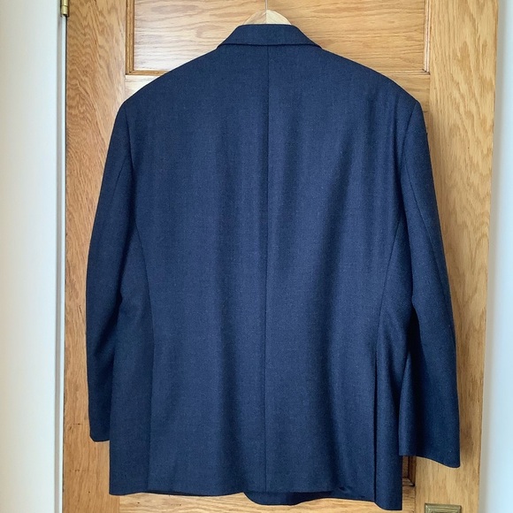 RALPH LAUREN Blue Oversized Wool Blazer Size 44S - Picture 9 of 13
